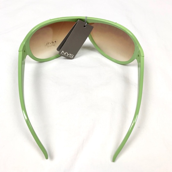 NYS Collection Oversized Urban Aviator Sunglasses - Picture 4 of 6